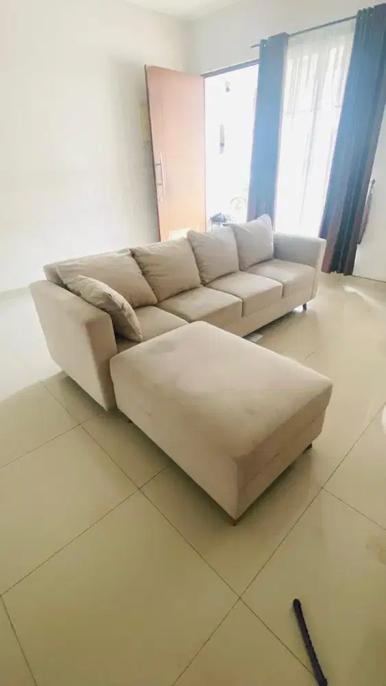 Sofa L Jumbo bahan suede