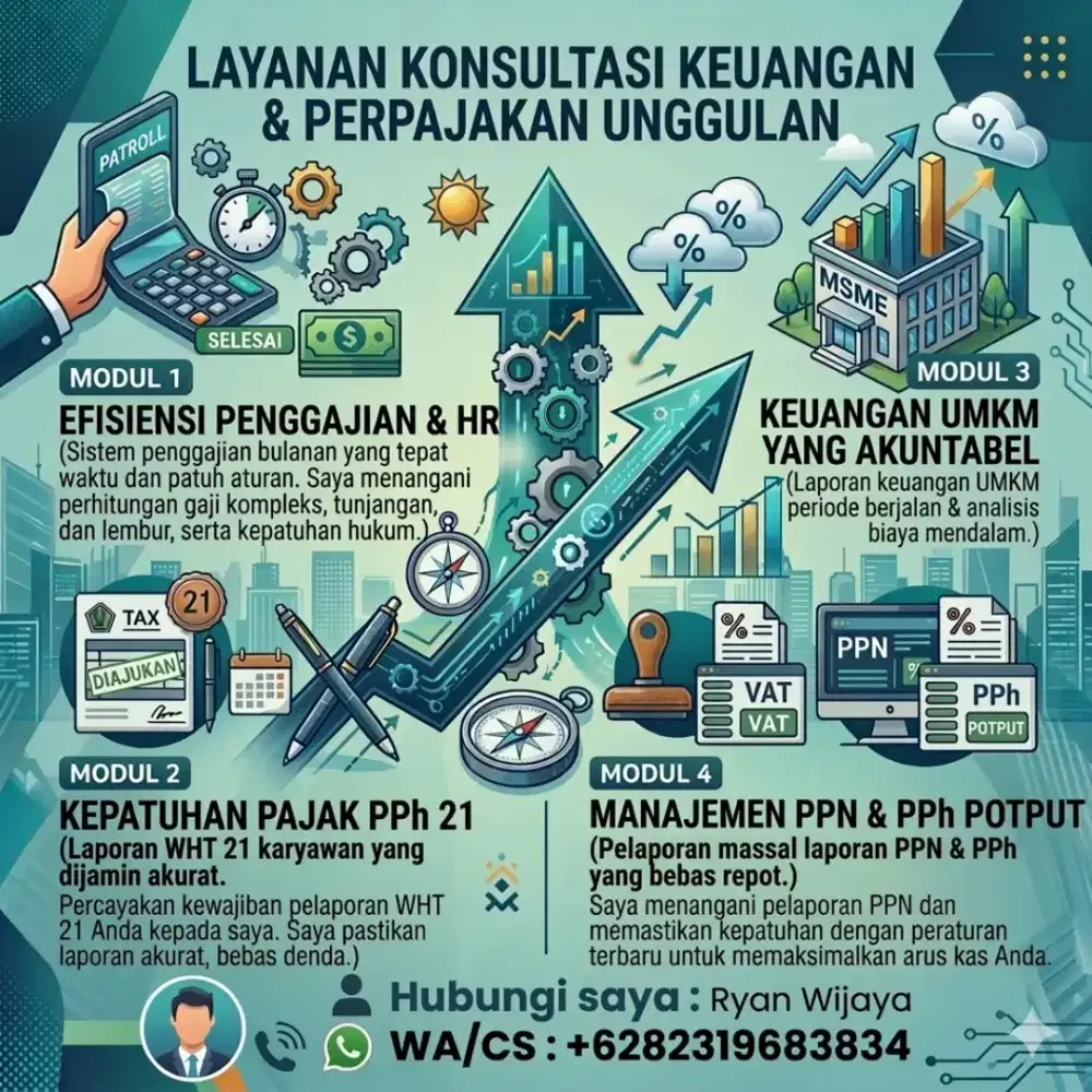 Jasa Konsultan Keuangan dan Pajak