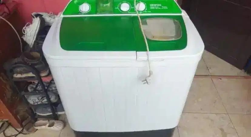 mesin cuci mark denpo 2 tabung