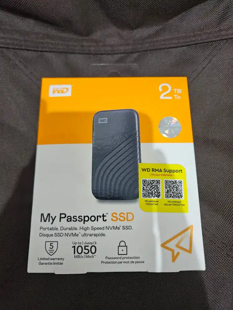 Ssd portable 1tb wd my passport ( new )