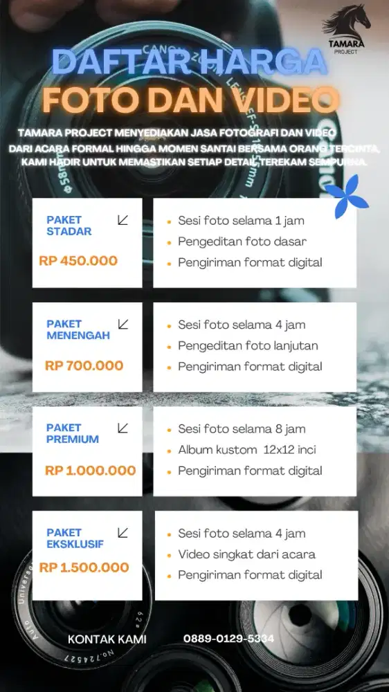 JASA FOTOGRAFI VIDEOGRAFI DAN EDITING