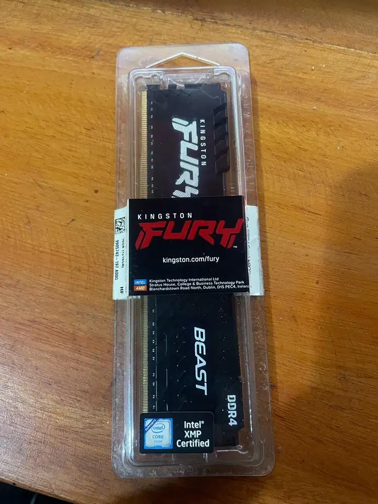 Memory Kingston fury beast 3200Mhz DDR4 1x16GB RAM