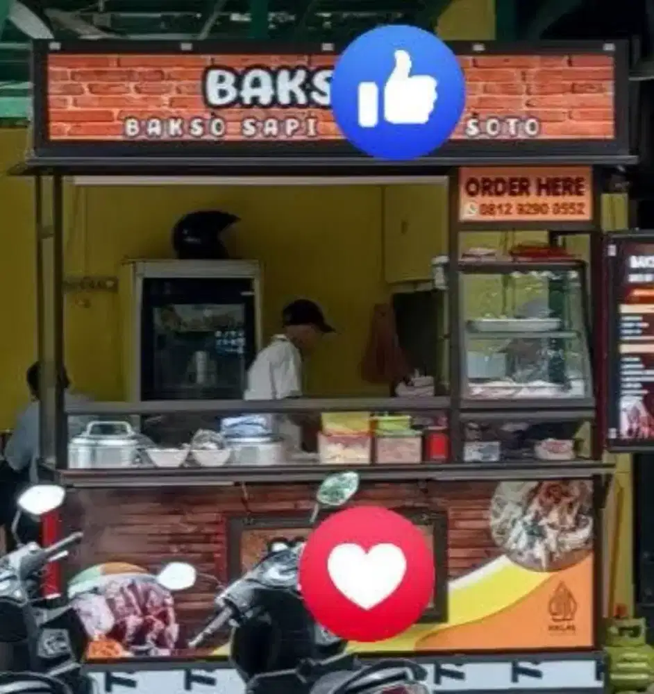 3 Booth bekas kekinian