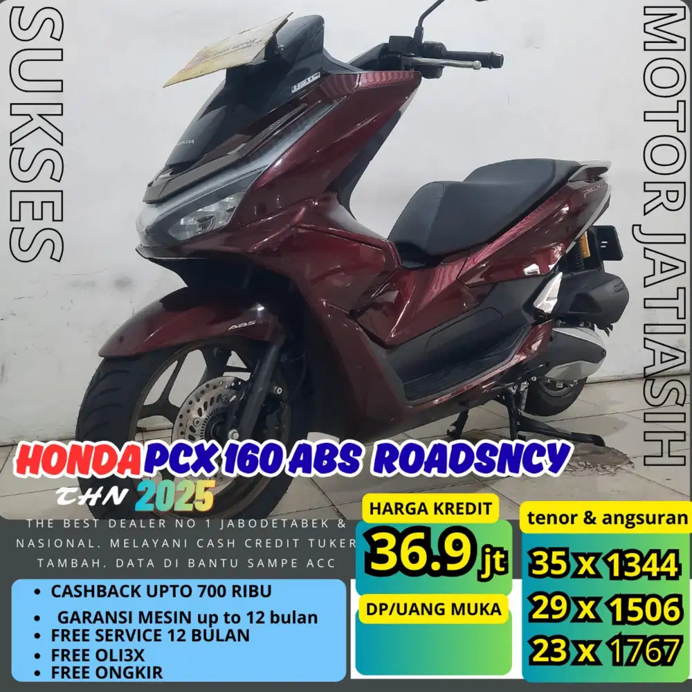 PROMO THR(SUKSES MOTOR) DP TERMURAH  PASTI ACC HONDA PCX 160 ABS 2025