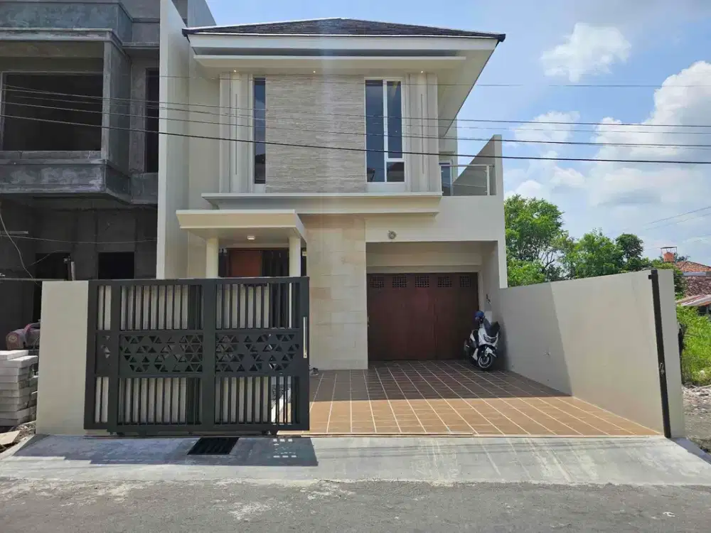 Rumah Mewah Dijual di Jogja Modern Tropis SHM 2,5 M di Purwomartani Kalasan Sleman Yogyakarta