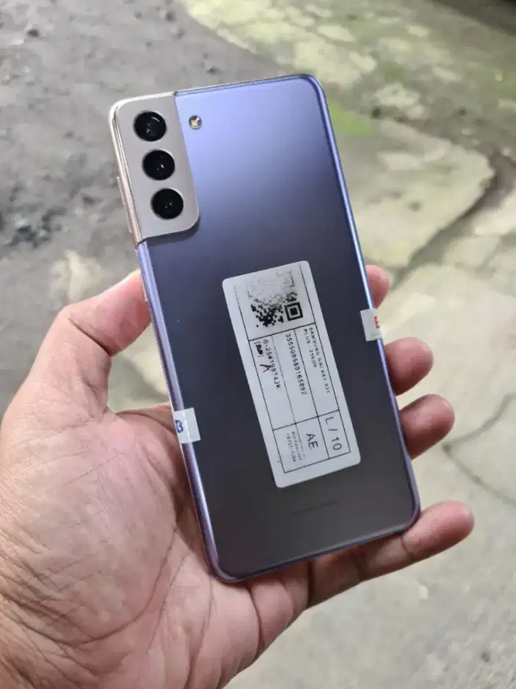 S21 plus 5G 8/256 fullset resmi sein mulus nominus