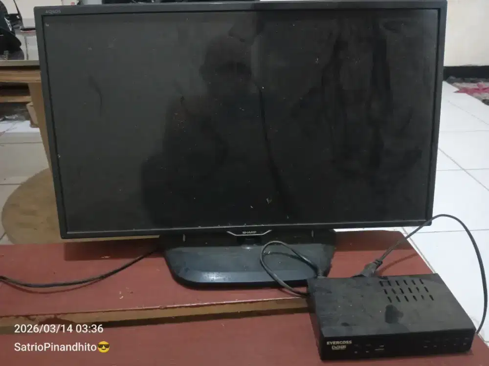 Jual Tv LED Aquos 24“ normal