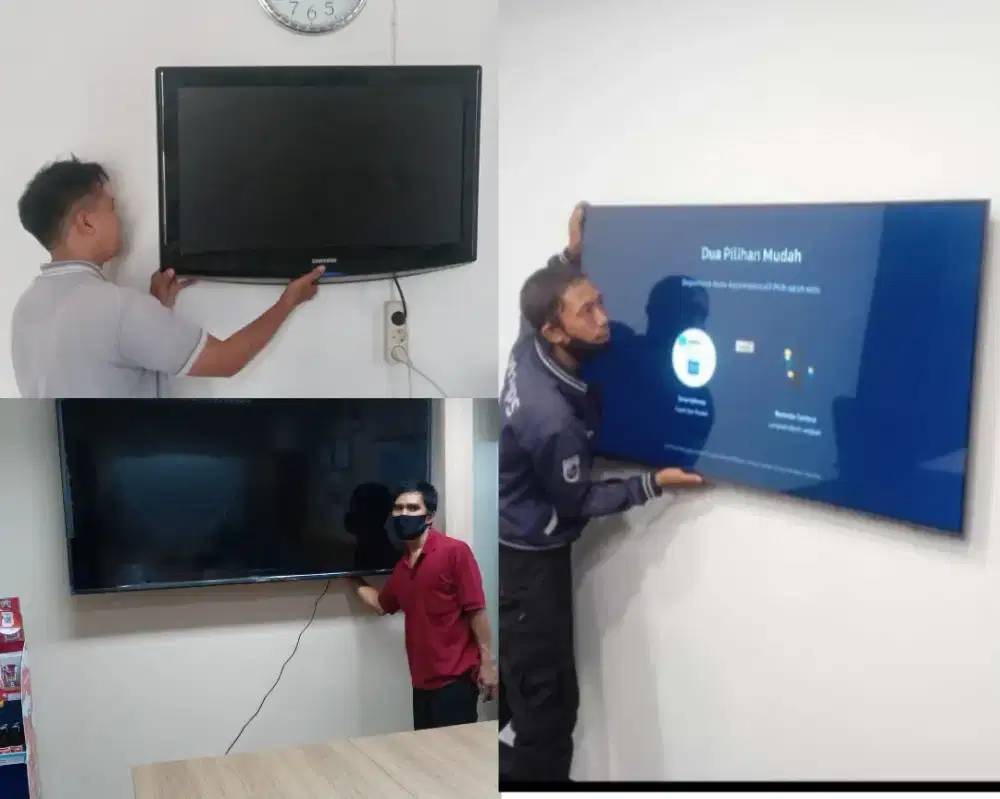 Braket +pasang atau jasa pasang terima rapih breket bracket led tv