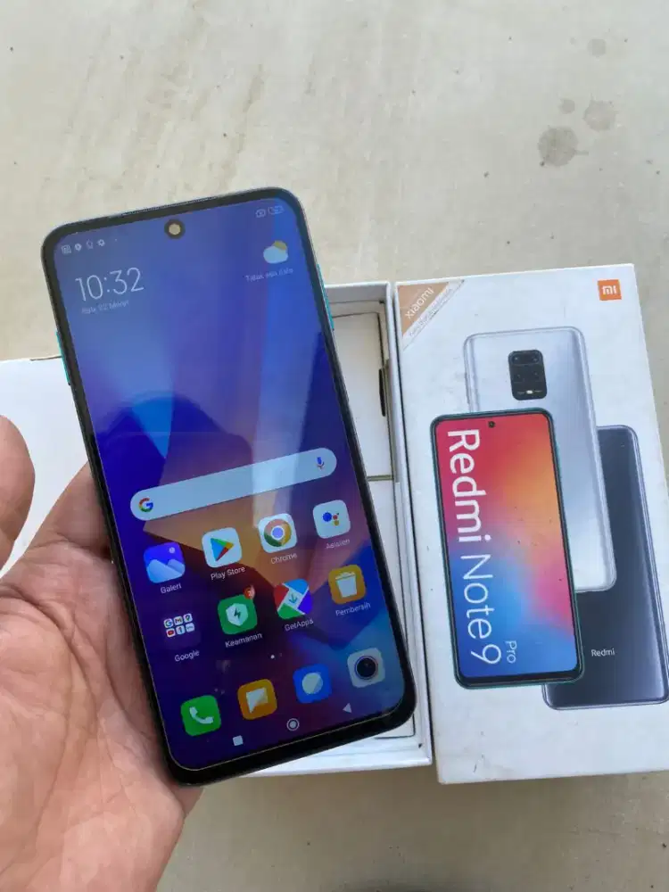 Redmi Note 9 Pro 6/128gb resmi fungsi lancar