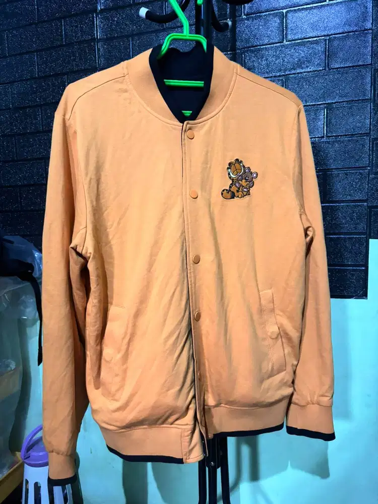 Jaket Giordano Garfield Yellow Original Jaket Casual Unik