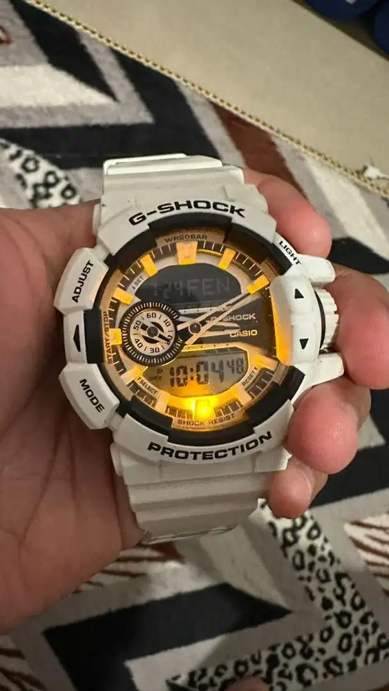 Jam Gshock White 5398 GA 400
