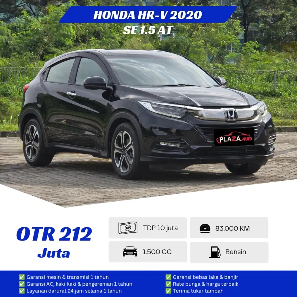 Honda HR-V 2020
SE CVT 1.5 Automatic