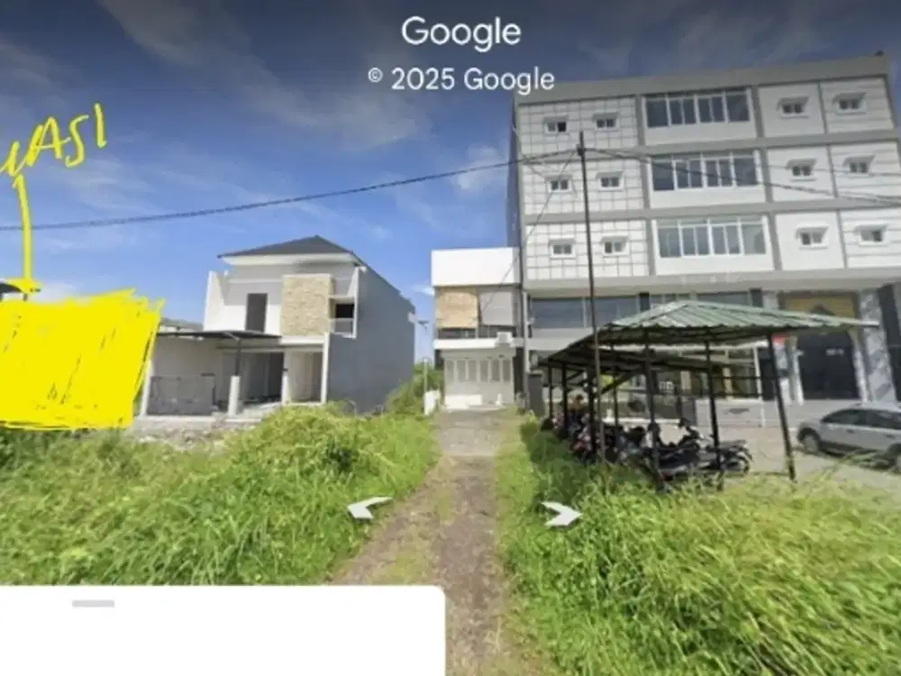 TANAH USAHA UTK KANTOR KOST RUMAH - Gunung Anyar - Samping Ruko Sipoa