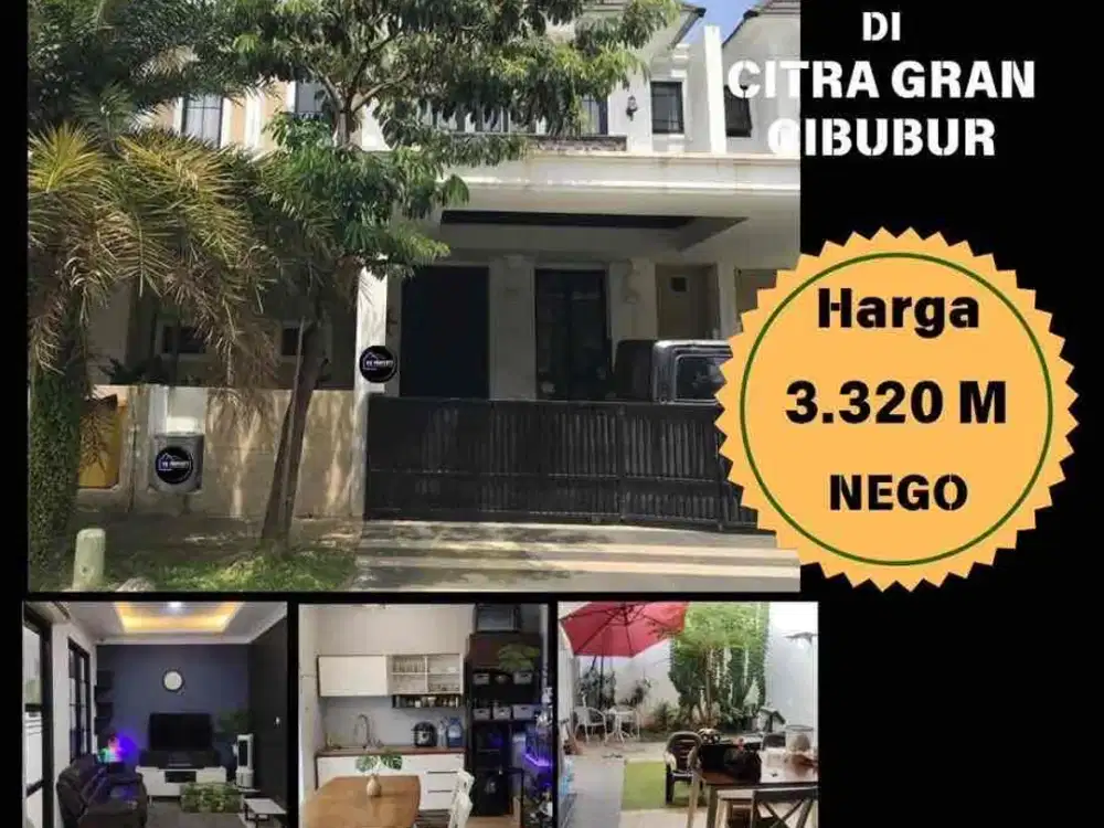 Dijual Rumah cantik siap huni di citra gran cibubur