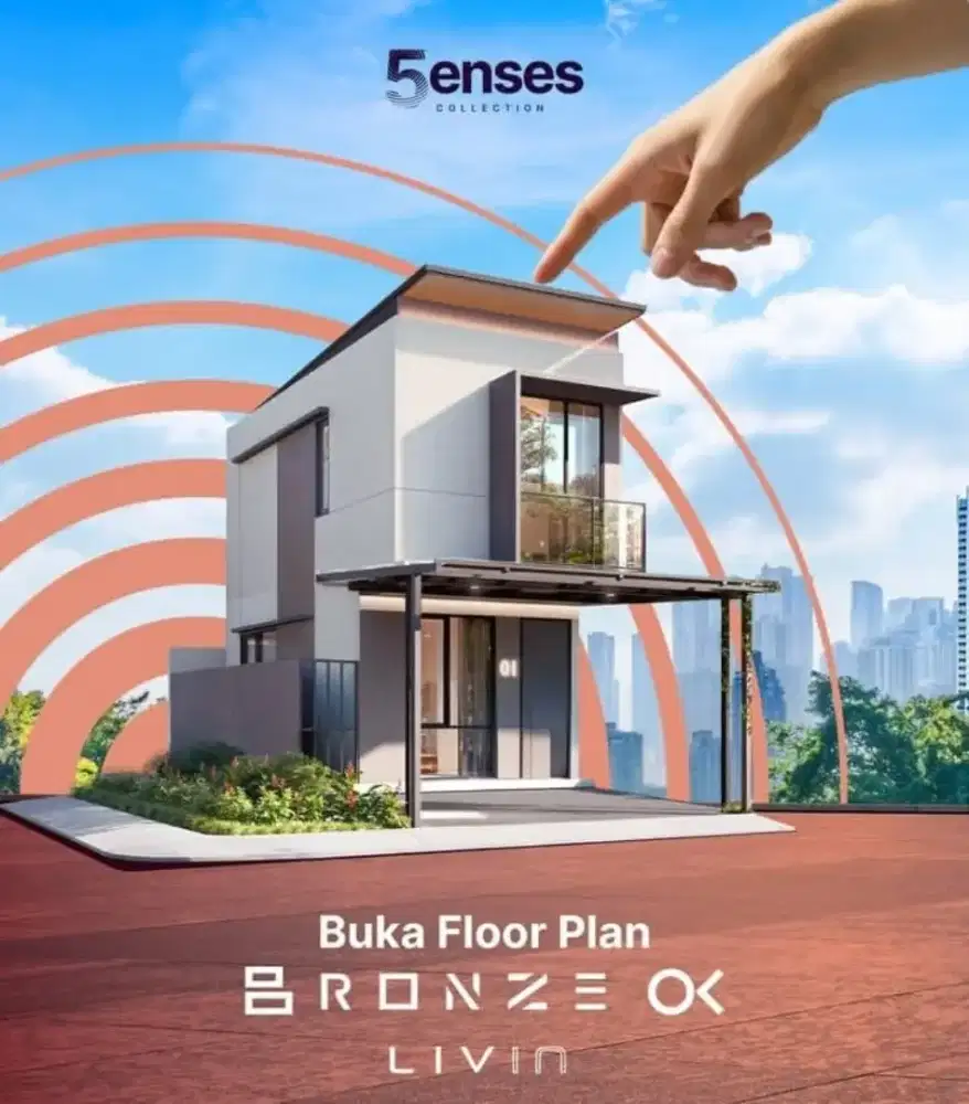 Dijual rumah baru 2Lantai, bronze 5enses collection, Lippo cikarang