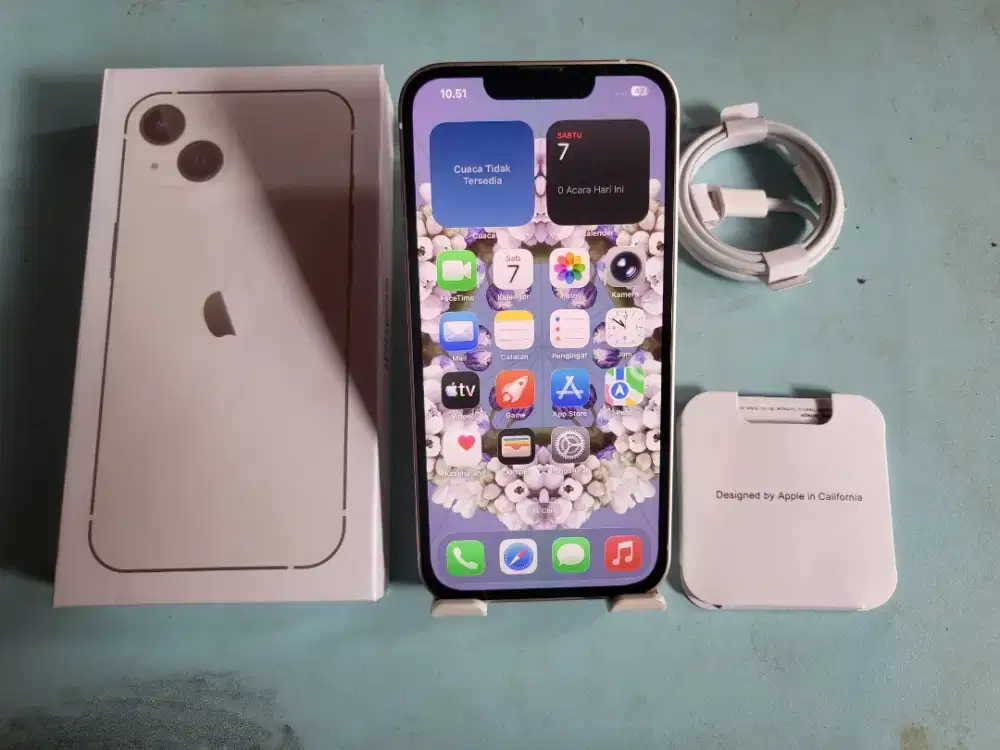 Iphone 13 128gb white fulset mulus no minus all operator