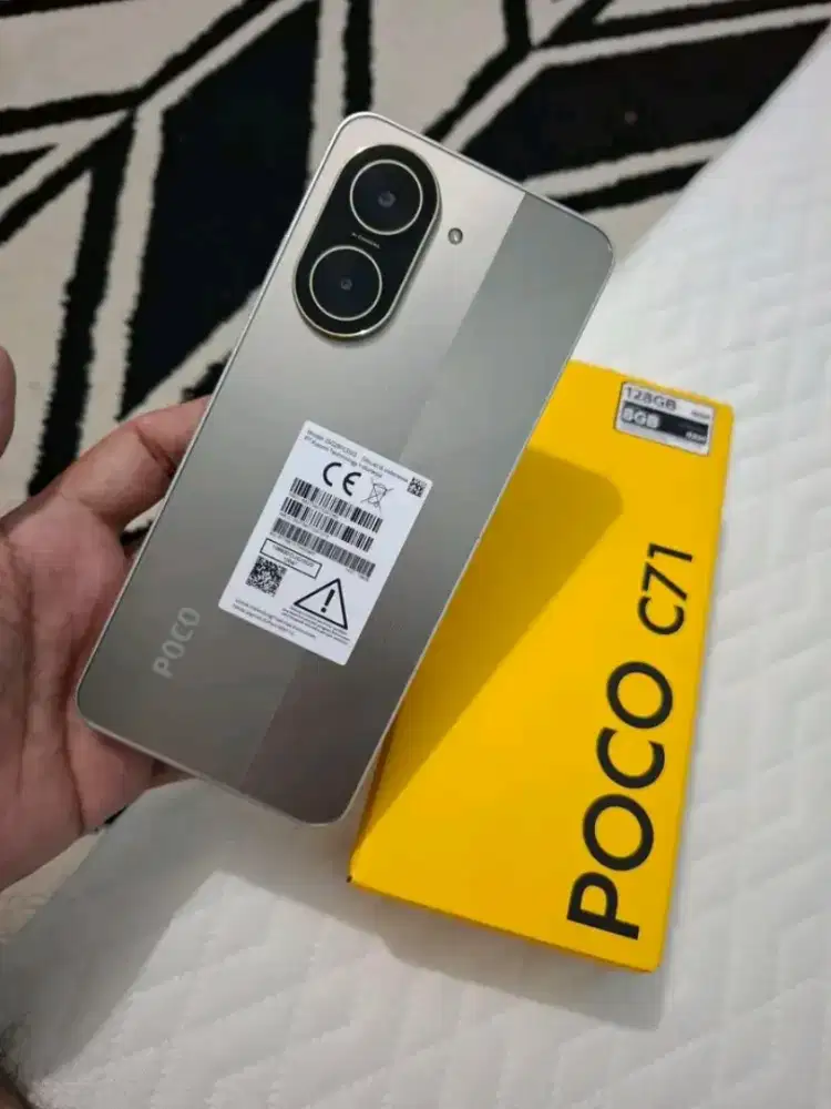 Poco C71 4+4/128 like new garansi panjang
