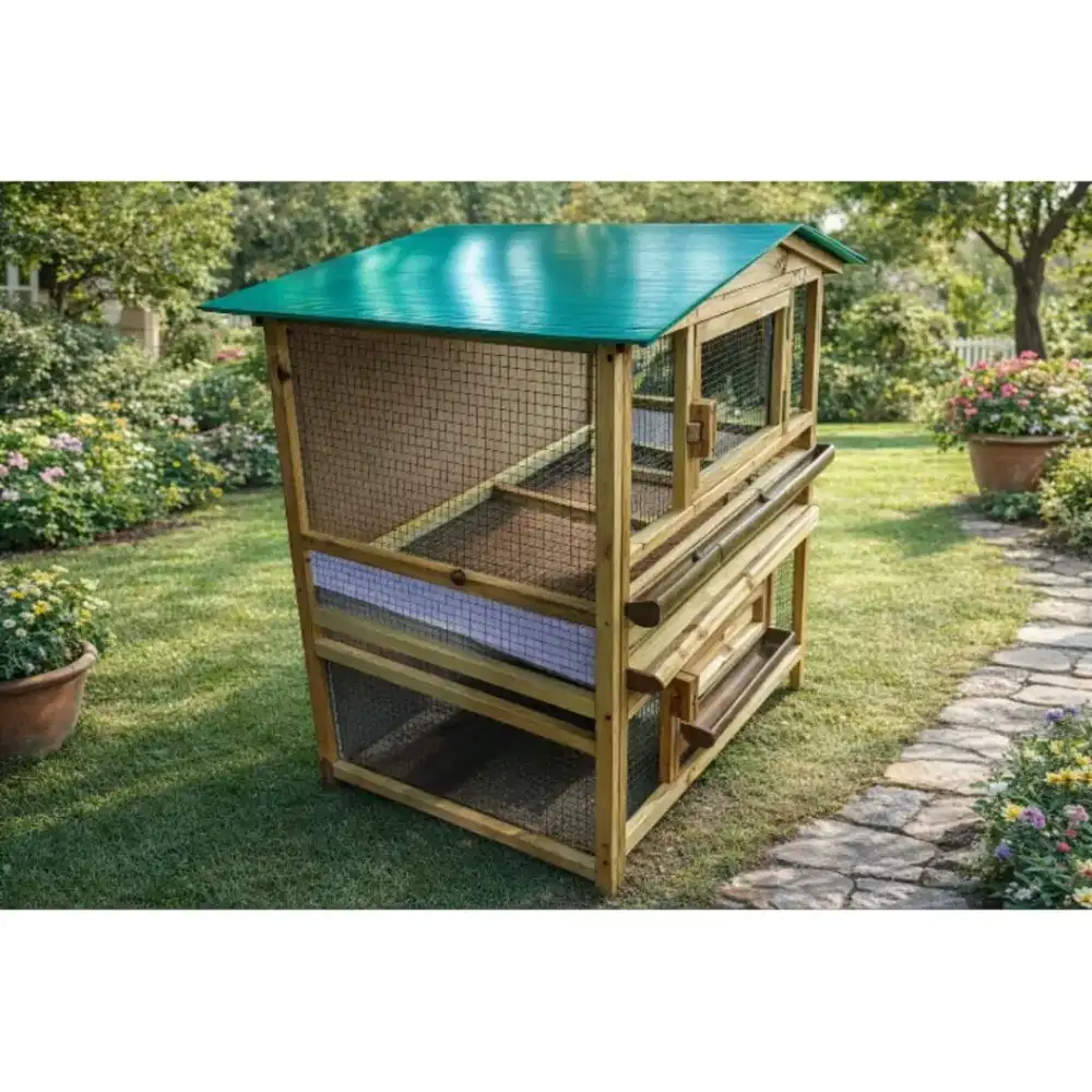 Kandang ayam Petelur 2 Lantai