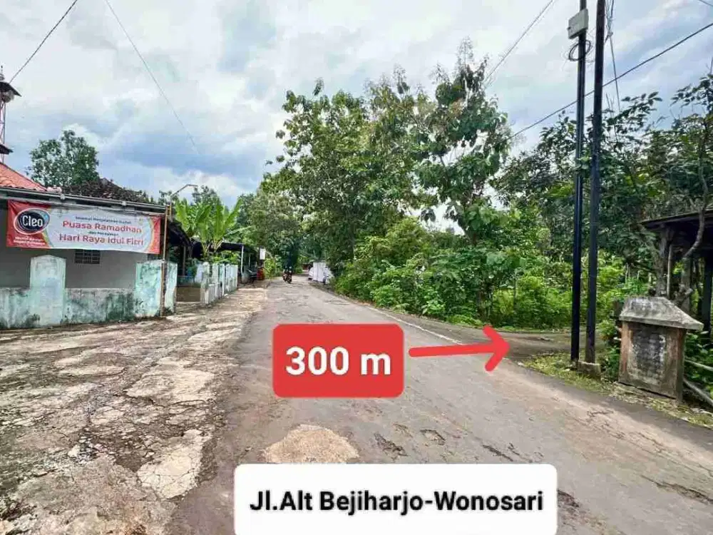 Jual tanah murah subur di Bendungan Karangmojo Gunungkidul dekat kota wonosari strategis