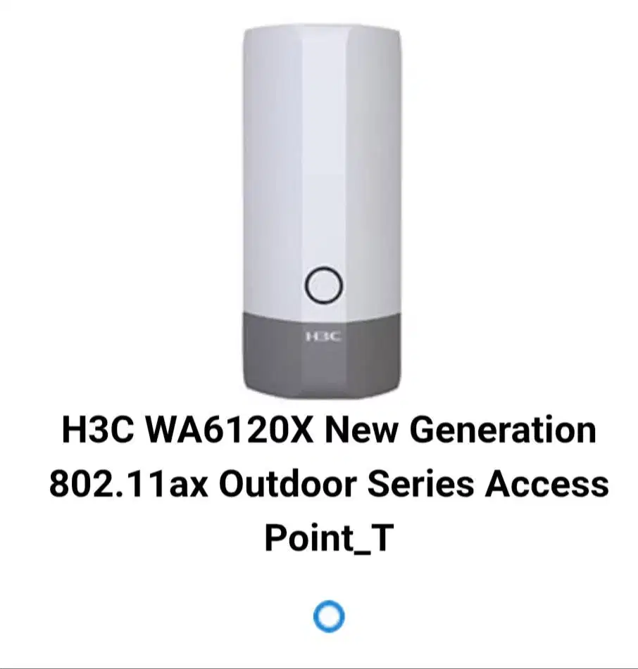 H3C WA6120X is a Wi-Fi 6 (802.11ax) outdoor access point