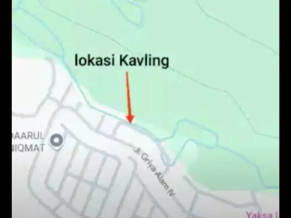 Kavling Depan Lapangan Golf langsung - IMB Ready - Griya Alam Sentul Bogor