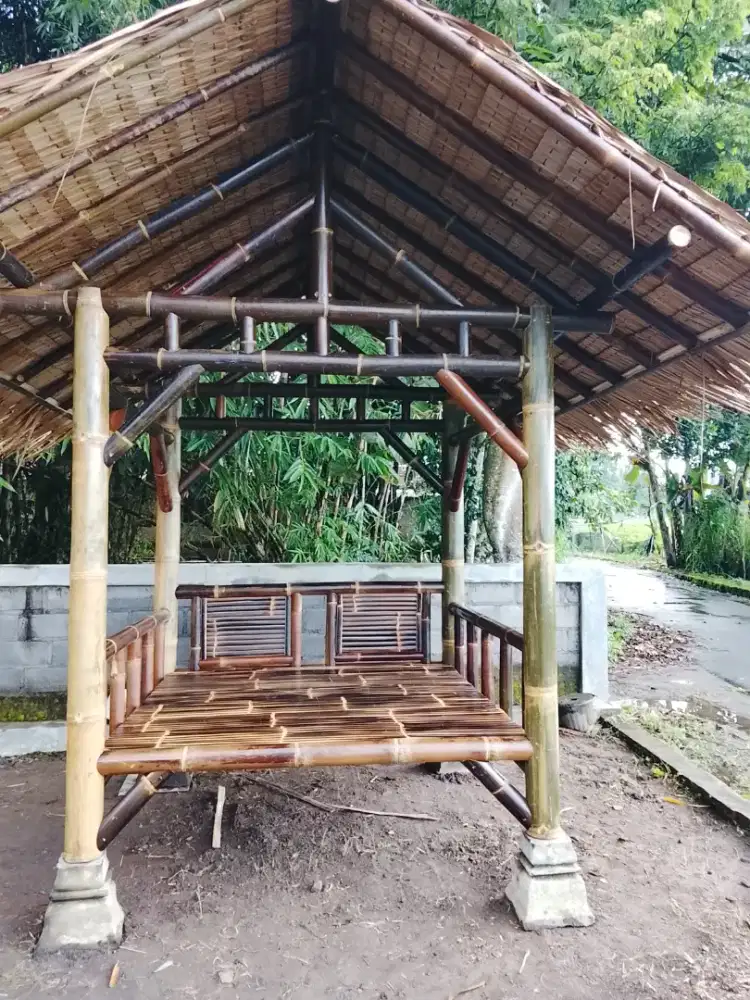 Gasebo bambu murah