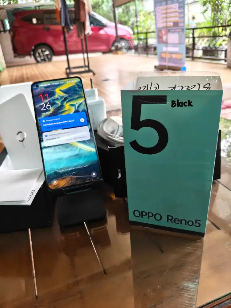 OPPO RENO 5 MULUS MINUS LAYAR HP RETAK BAGIAN SAMPING TAPI NORMAL