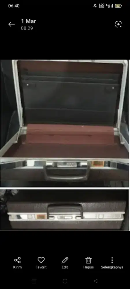 Koper merk Samsonite hitam