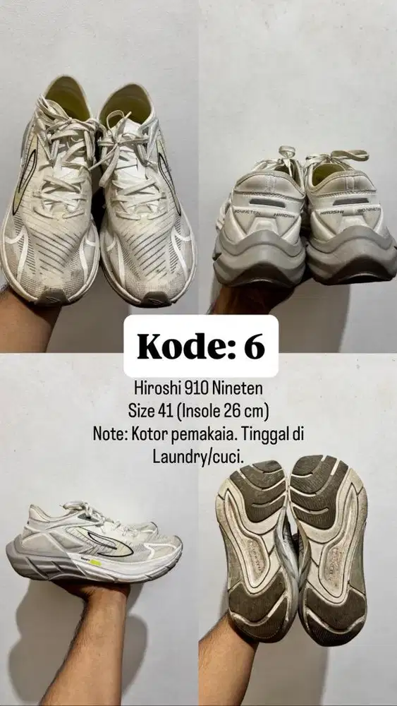 Sepatu Lari Hiroshi 910 Nineten