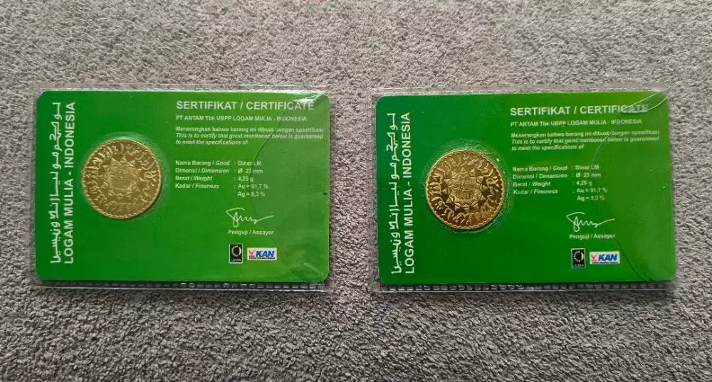 Dinar Antam 4.25 gram