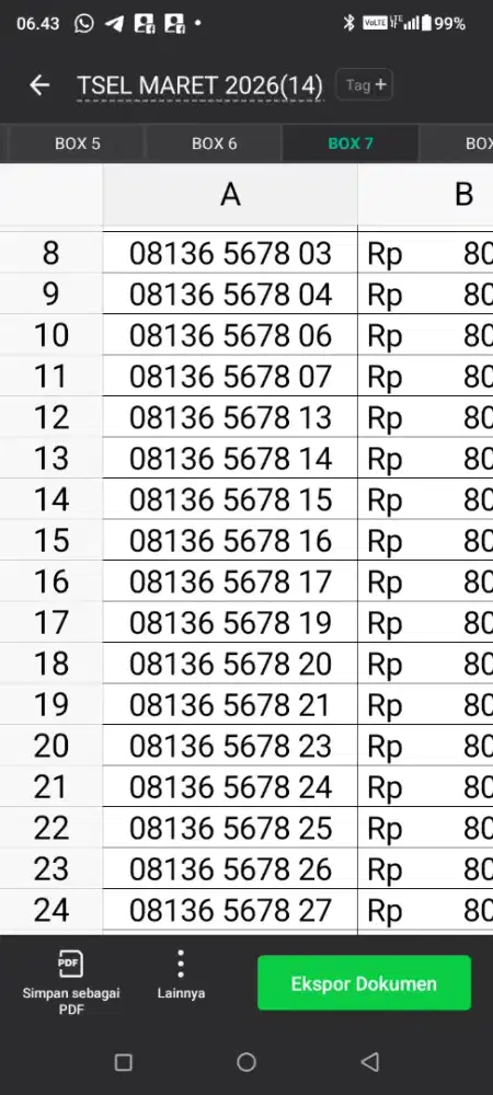 NOMOR CANTIK TELKOMSEL