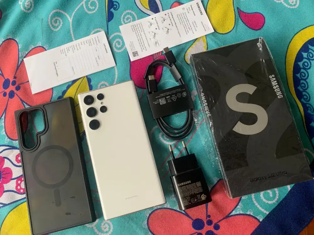 Samsung S22 Ultra 5G White 12/256GB Fullset Original Ex Sein