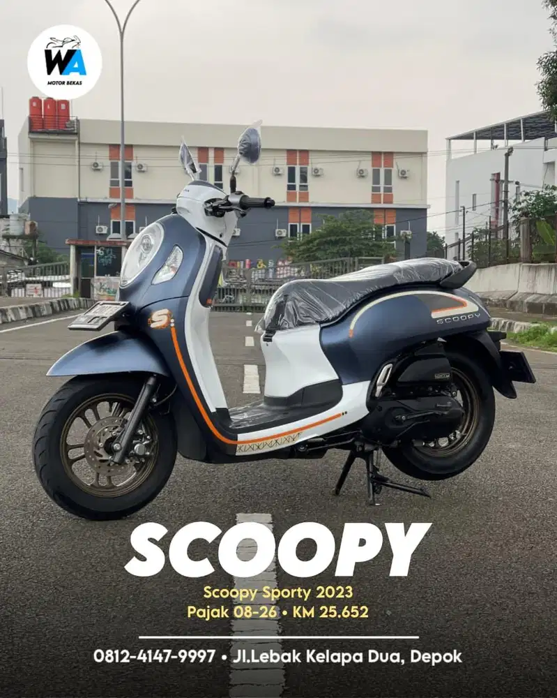 DP 300 RIBU Kredit Honda Scoopy Sporty Tahun 2023