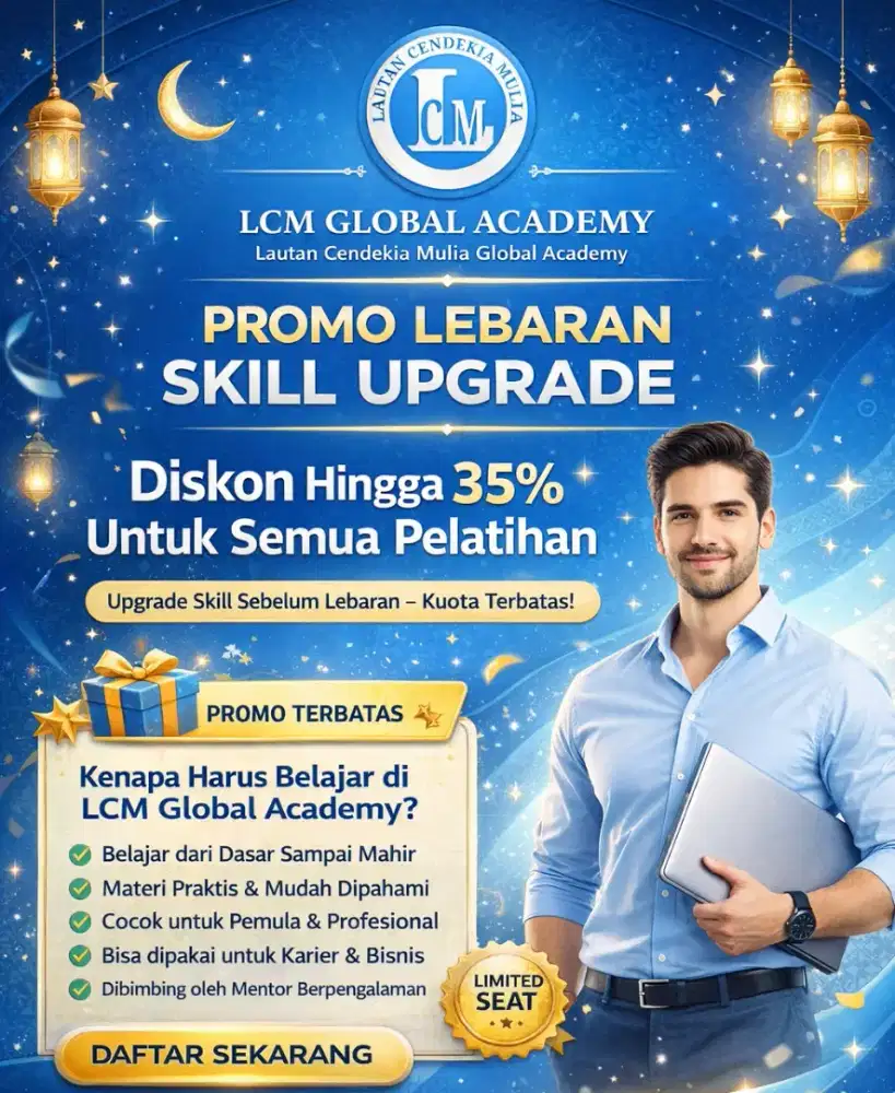 Promo Lebaran - Pelatihan Akuntansi Keuangan, Brevet AB, Komputer