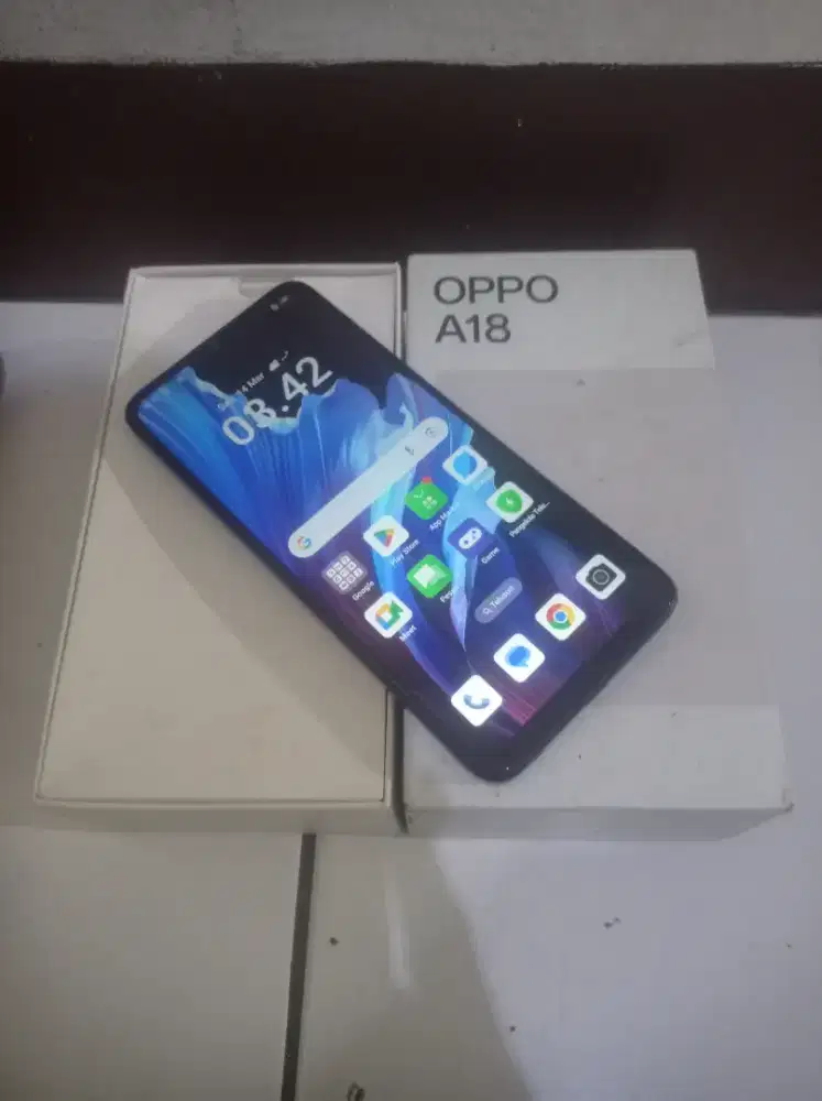 Oppo a18 lengkap 4+4/128