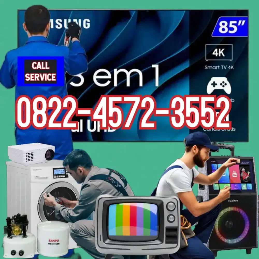 SERVICE TV TABUNG LED LCD PROYEKTOR