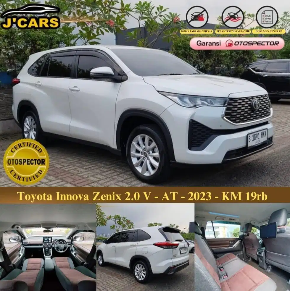 [KM 19k] Toyota Innova 2.0 Zenix V CVT 2023 Automatic Ringan Murah