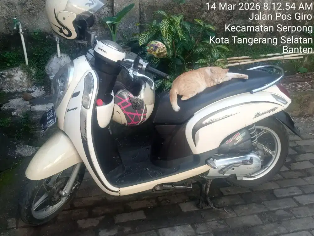 SCOOPY-FI 2013 Samsat Serpong pajak panjang kaleng 2031 mesin/cvt ok