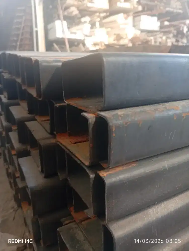 CNP 100x50x2.3 Panjang 6M – Baja Kanal C Kokoh Siap Kirim