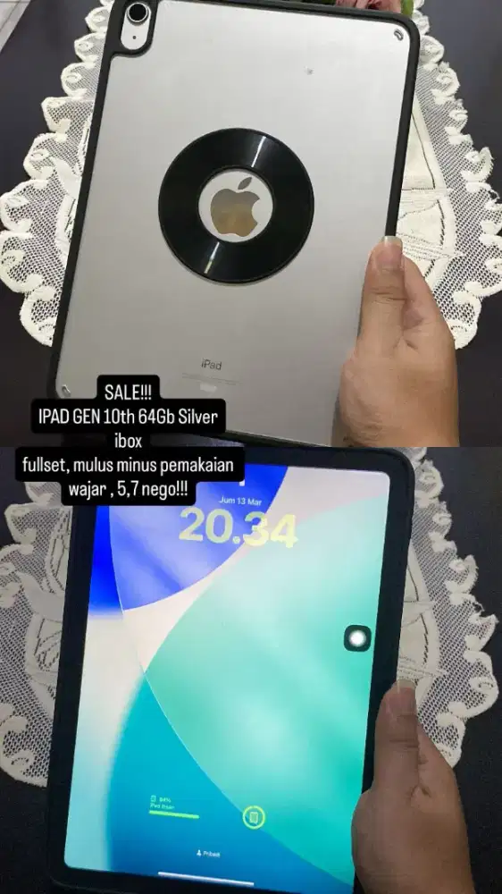 IPAD GEN 10TH SILVER IBOX