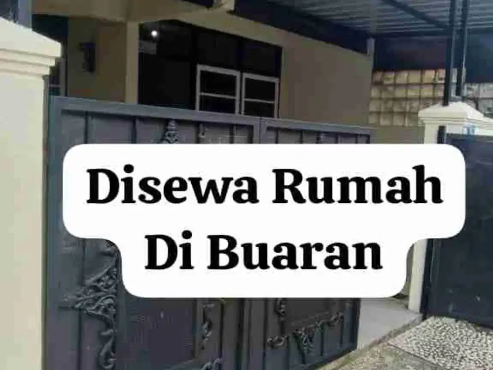 Disewakan Rumah Strategis Siap Huni di Duren Sawit Jakarta Timur