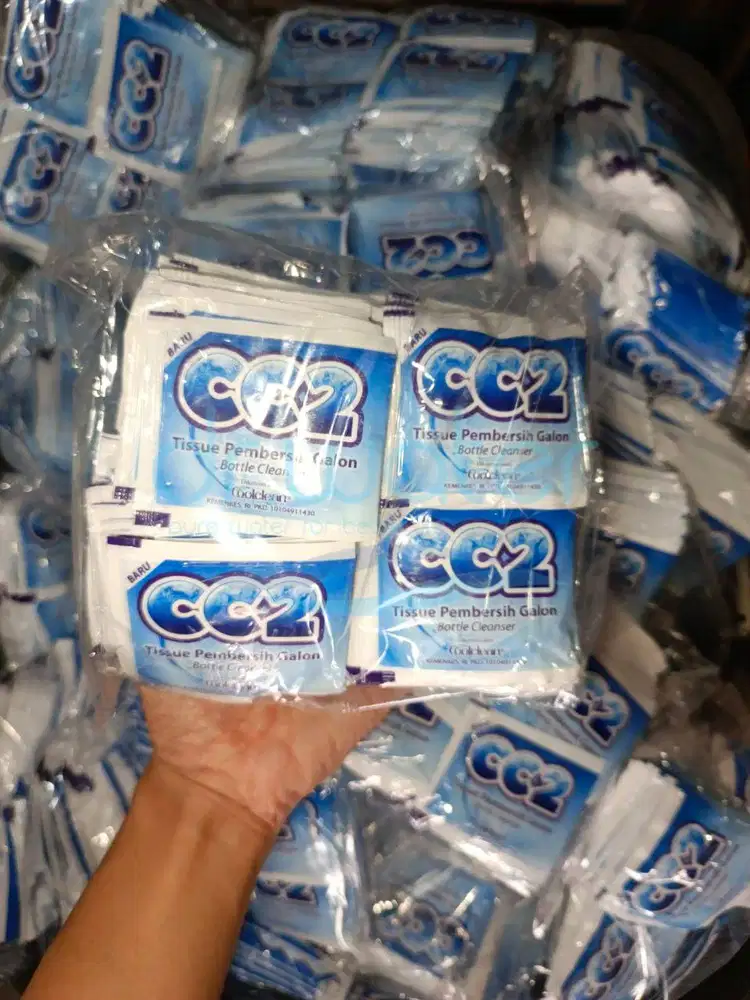 200pcs Tissue Pembersih Galon / Bottle Cleanser / Tisu Galon - drwater