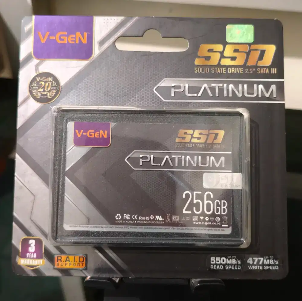 SSD 256GB V-GEN PLATINUM LIKE NEW