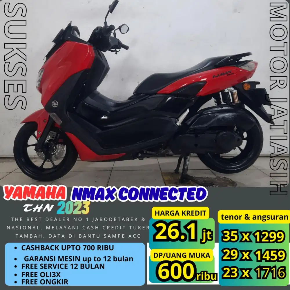 PROMO (SUKSES MOTOR) DP TERMURAH CUMA SYARAT KTP&KK NMAX CONNEC 2023