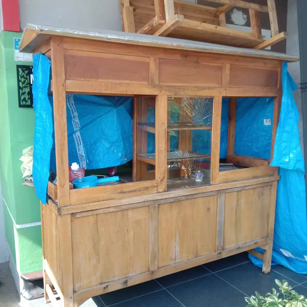 Jual Murah Gerobak bakso lengkap