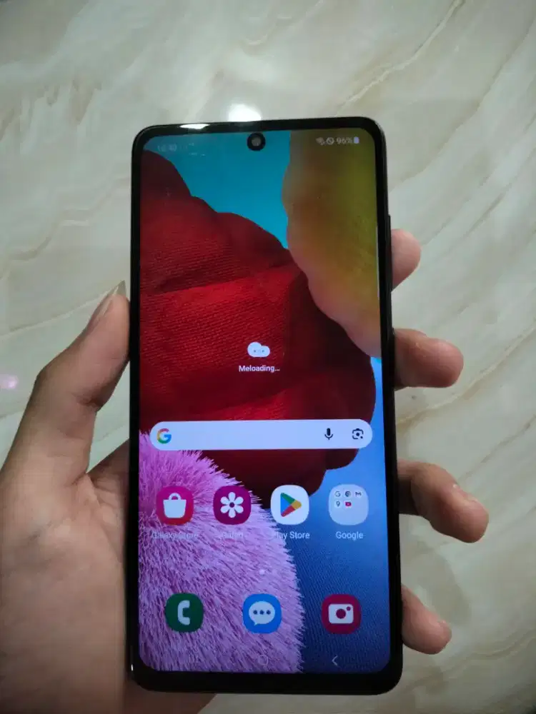 Samsung A51 (8/128) baik cuma fp off nfc