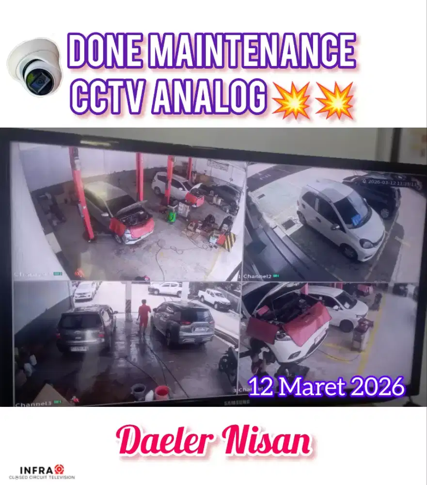 CAMERA CCTV SMART LENGKAP ACCESSORIES DVR HARDISK