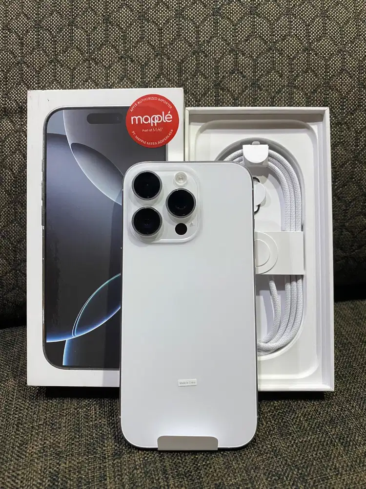 Iphone 16 Pro 512GB White | BNOB Garansi On Mar 2027