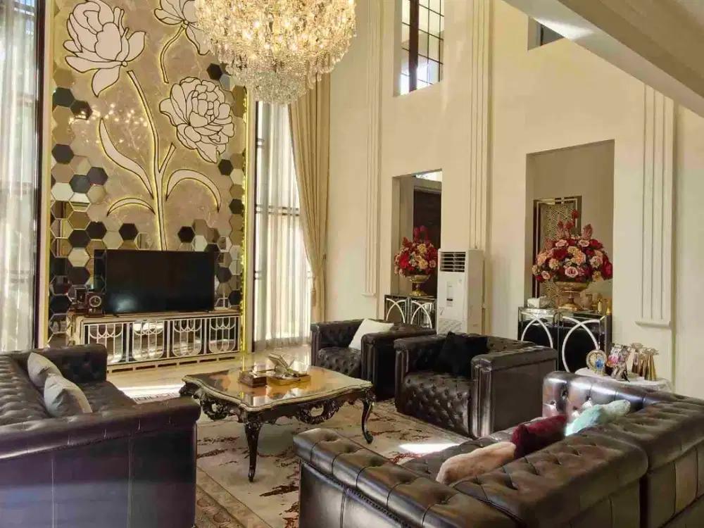 Rumah Hoek Mewah Private Resort Bukit Menteng Bintaro – LT 840 m², Kolam Renang Pribadi