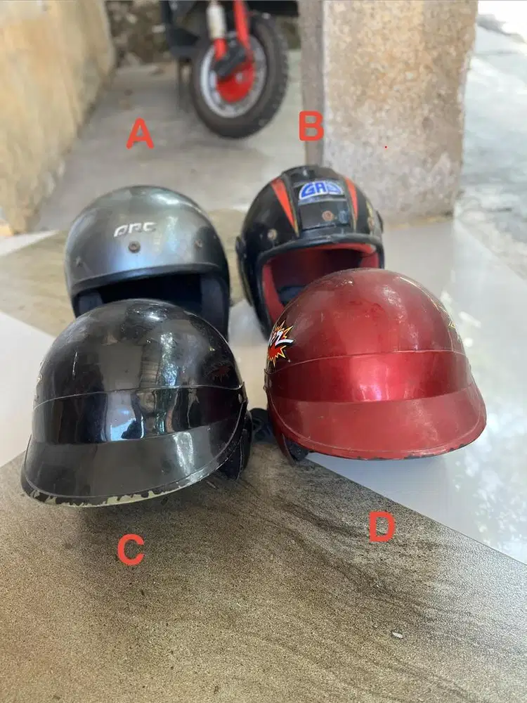 Helm Jadul Vespa, Honda CB, Malika